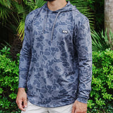 THE CAMO PURSUIT HOODIE - GUNMETAL