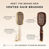 VENTED HAIR BRUSH - TORTOISE