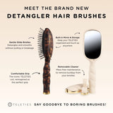 DETANGLER HAIR BRUSH/MEDIUM - TAN