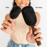 MINI BOAR BRISTLE BRUSH - TORTOISE