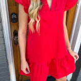 THE SIERRA DRESS - RED