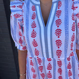 JONAH MIDI DRESS - WHITE