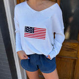 THE LIBERTY SWEATER - WHITE