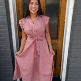 THE RACHEL DRESS - CAM/PNK