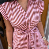 THE RACHEL DRESS - CAM/PNK