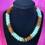 JULES CHUNKY BEADED NECKLACE - NATURAL