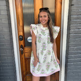 THE BREE TIERED DRESS - WHT