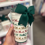 24oz PARTY CUP - CHRISTMAS BOWS