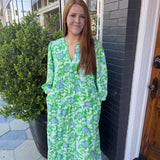 CAMERON DRESS - DAISY GREEN