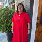 THE DANA DRESS - RED