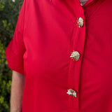 THE DANA DRESS - RED
