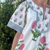 PEONY CREAM BABYDOLL DRESS