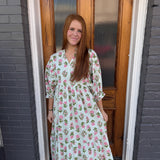 WAYLON MIDI DRESS - WHT