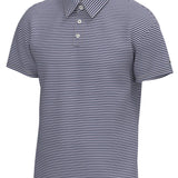 MORGAN STRIPE POLO - JELLY STAIN