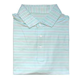 SC PERFORMANCE POLO - SPINNAKER STRIPE