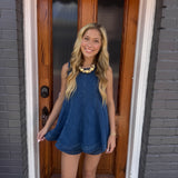 THE DARK DENIM SET - 2PC