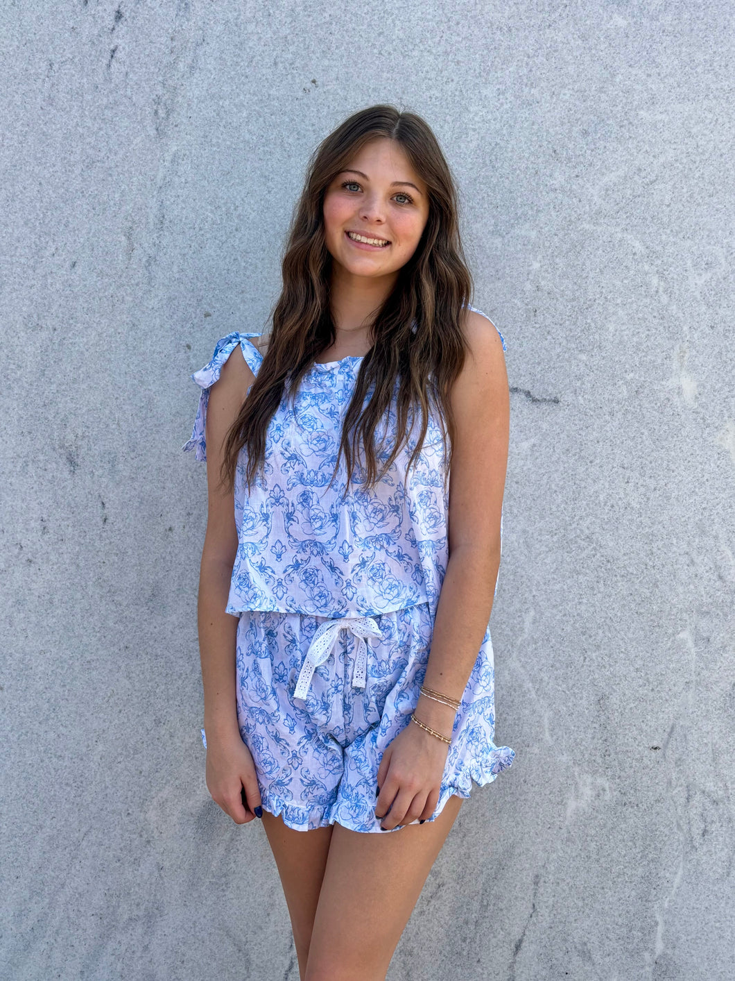 FRENCH ROSE PJ SET