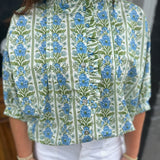 THE REBEKAH TOP - BLUE