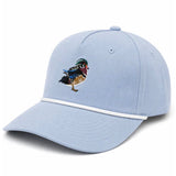 BLUE WOOD DUCK ROPE HAT