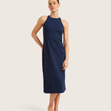 RACERBACK DRESS - NAVY