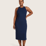 RACERBACK DRESS - NAVY