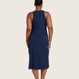 RACERBACK DRESS - NAVY