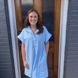 THE KIMBER DRESS - CHAMBRAY
