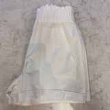 HI WAISTED SHORTS - WHITE