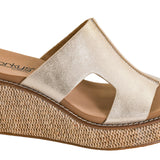 KISS N TELL WEDGES - WASHED GOLD