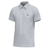 LBO EDISTO POLO- SLATE/WHT
