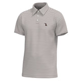 LBO EDISTO POLO- ESPRESSO/WHT