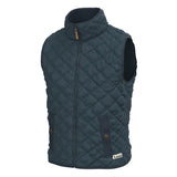 YOUTH DIAMOND QUILTED VEST - DRK BLUE