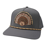 TURKEY MOUNT HI CROWN ROPE HAT - ASH
