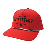 COLLEGIATE HC ROPE HAT - RED