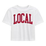 LG COLLEGIATE TEE - RED/BLK