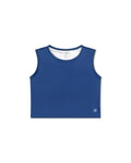 MAGGIE MID-RISE TANK - BATTON ROUGE BLUE