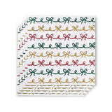 CHRISTMAS BOWS COCKTAIL NAPKINS
