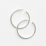 SALEM SHINY EARRINGS - SILVER