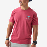 AMERICAN DOGS TEE - HTH CRIMSON