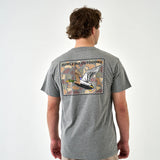 MALLARD DUCK STAMP TEE - GREY