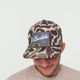 BURLEBO GREY PATCH HAT - CAMO