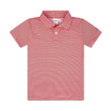 PARKER POLO - RED MINISTRIPE