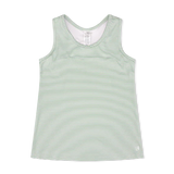 RORY RAZORBACK TANK - PISTACHIO MINISTRIPE