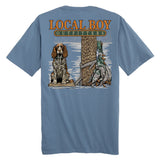SPANIEL STAND TEE - SLATE