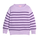 STRIPED SWEATER - PURPLE