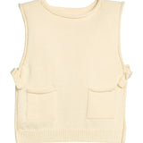 SWEATER VEST - CREAM