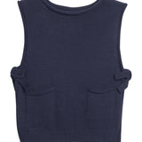 SWEATER VEST - NAVY