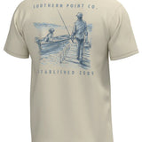 DOCKED BOAT TEE - CLOUD CREAM