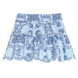 TWO TIERED SKORT - BOHO BLUE