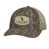 YOUTH POCKET BADGE TRUCKER HAT - BLD